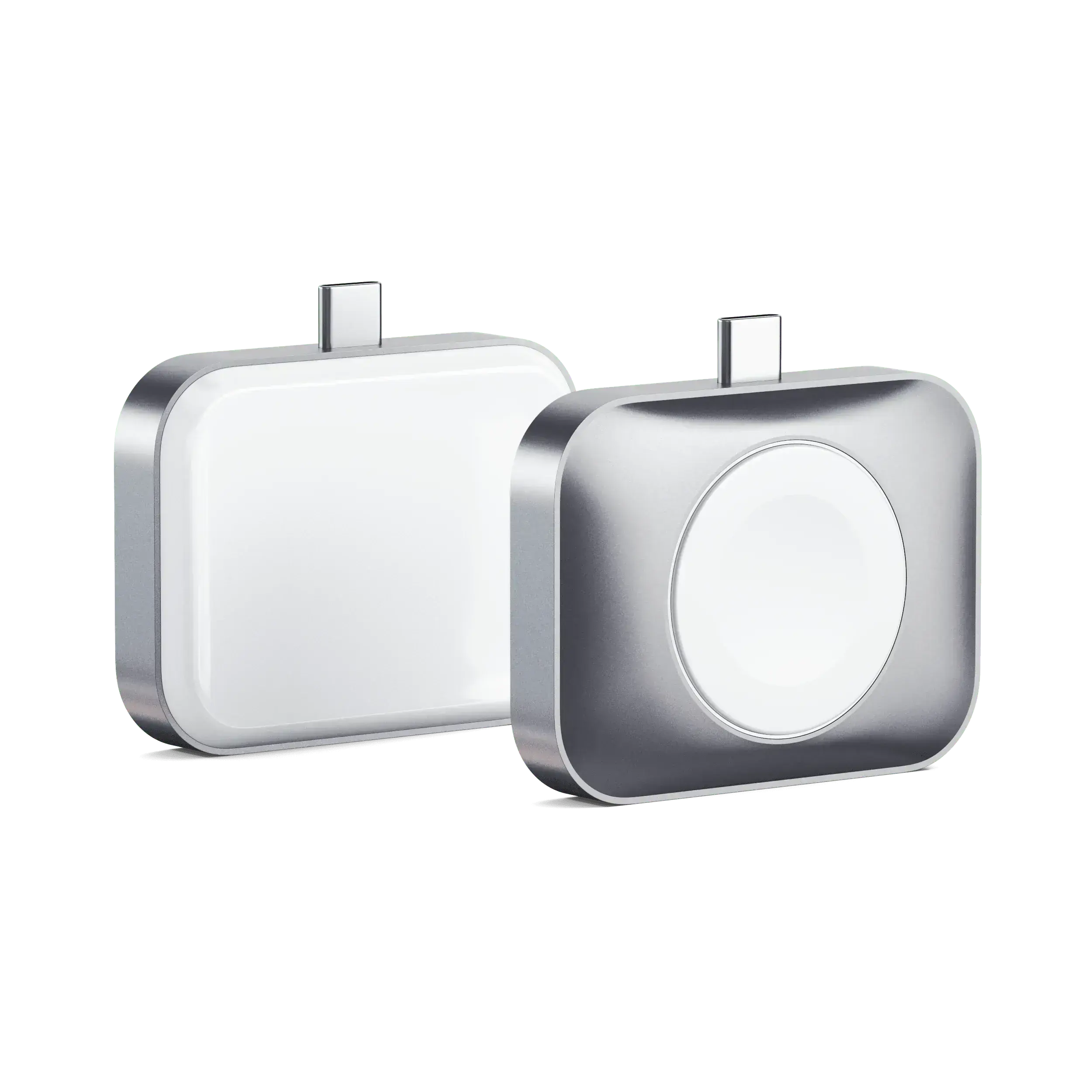 Двосторонній зарядний пристрій Satechi Dual Sided 2-in-1 USB-C Charger for Apple Watch and AirPods (ST-UC2WCDM)