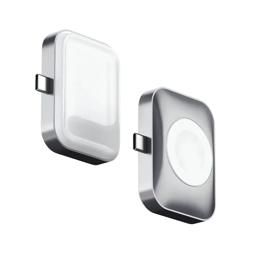 Двосторонній зарядний пристрій Satechi Dual Sided 2-in-1 USB-C Charger for Apple Watch and AirPods (ST-UC2WCDM)
