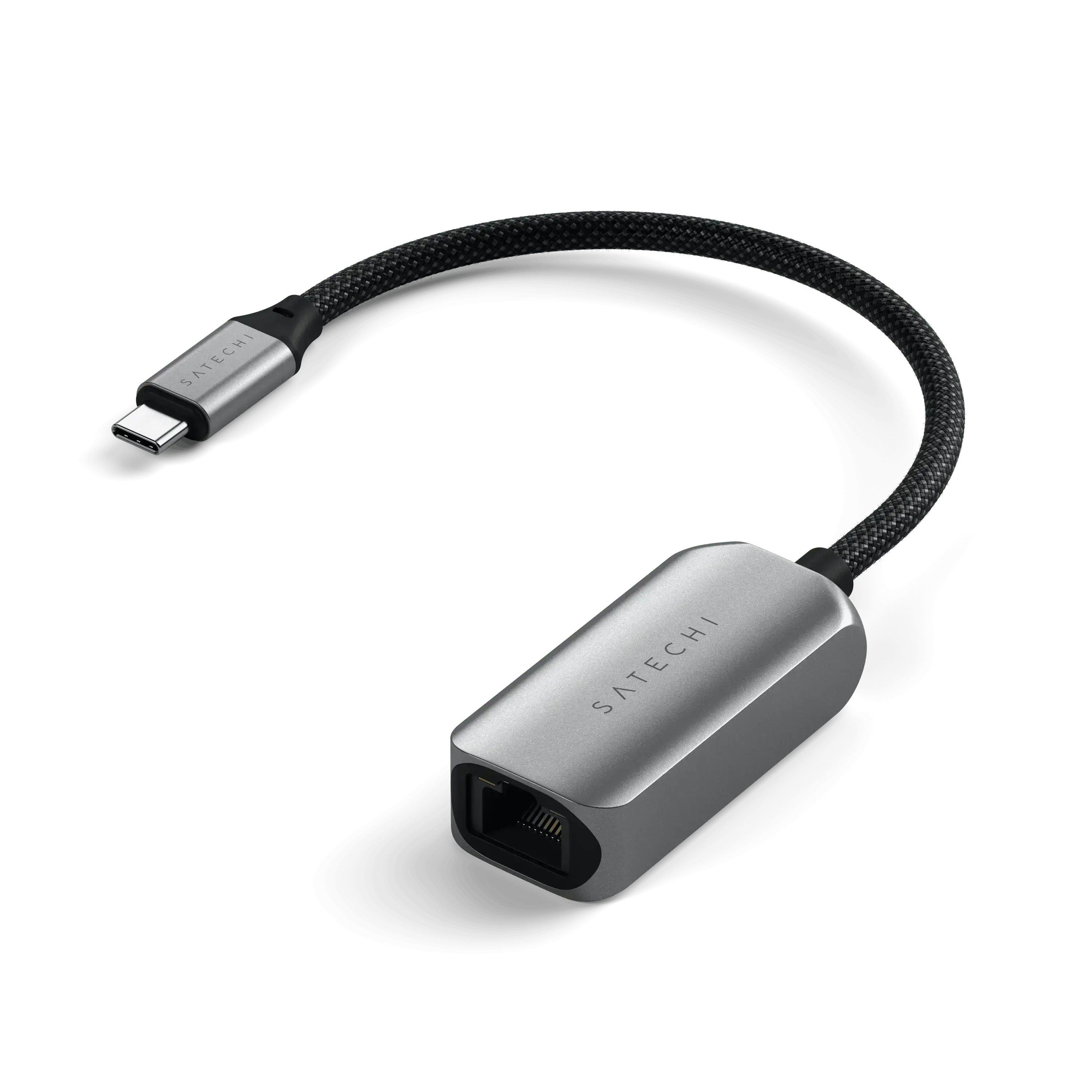 Переходник Satechi USB-C 2.5 Gigabit Ethernet Adapter Space Gray (ST-AE25M)