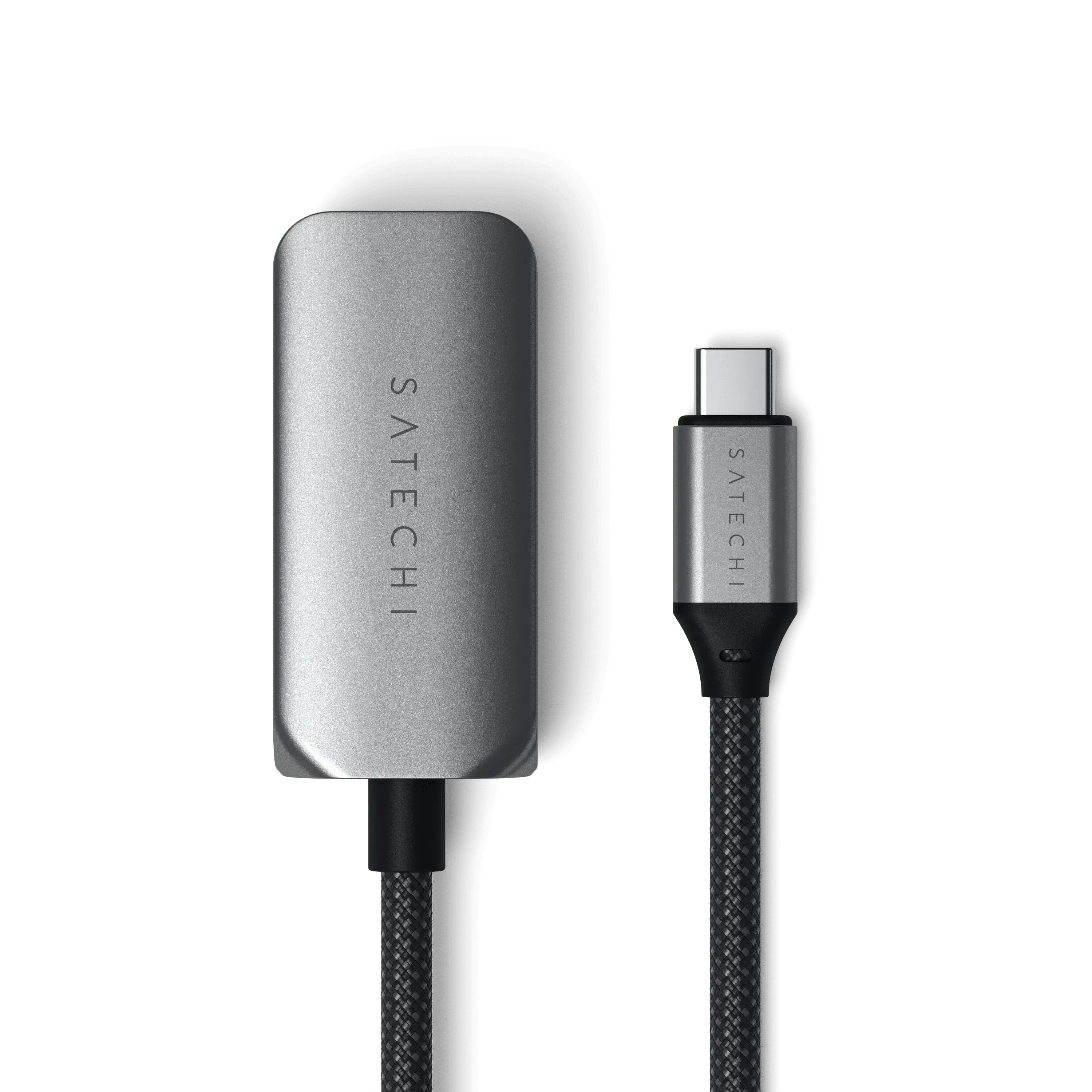 Переходник Satechi USB-C 2.5 Gigabit Ethernet Adapter Space Gray (ST-AE25M)