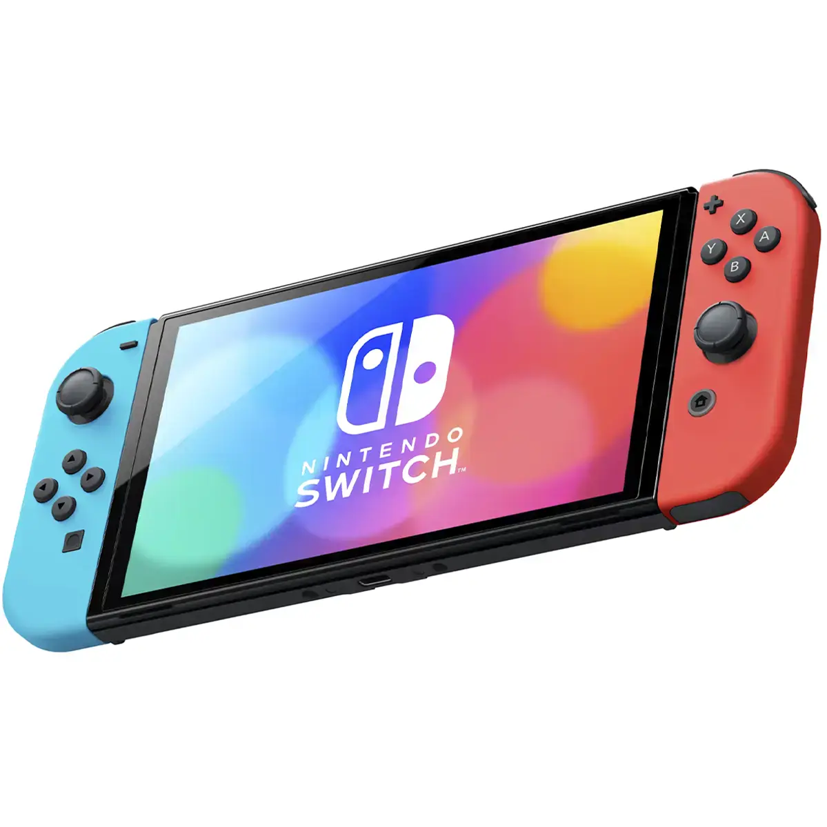 Портативна ігрова приставка Nintendo Switch OLED with Neon Blue and Neon Red Joy-Con (045496453442)