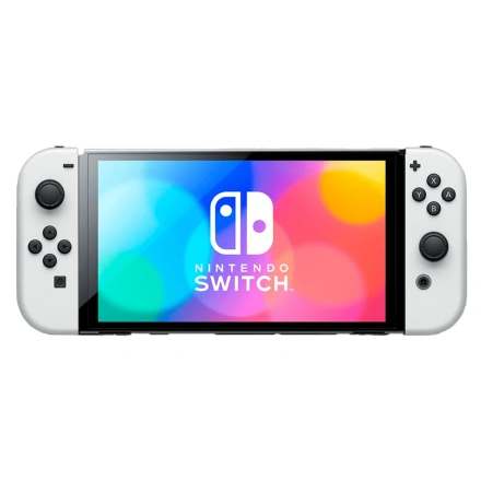 Портативна ігрова приставка Nintendo Switch OLED with White Joy-Con (045496453435)