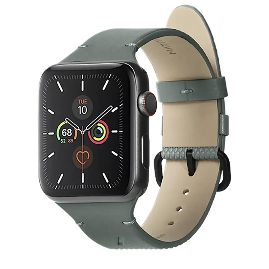 Ремешок Native Union (RE) Classic Band Slate Green для Apple Watch 49/45/44mm (RESTRAP-AW-L-GRN)