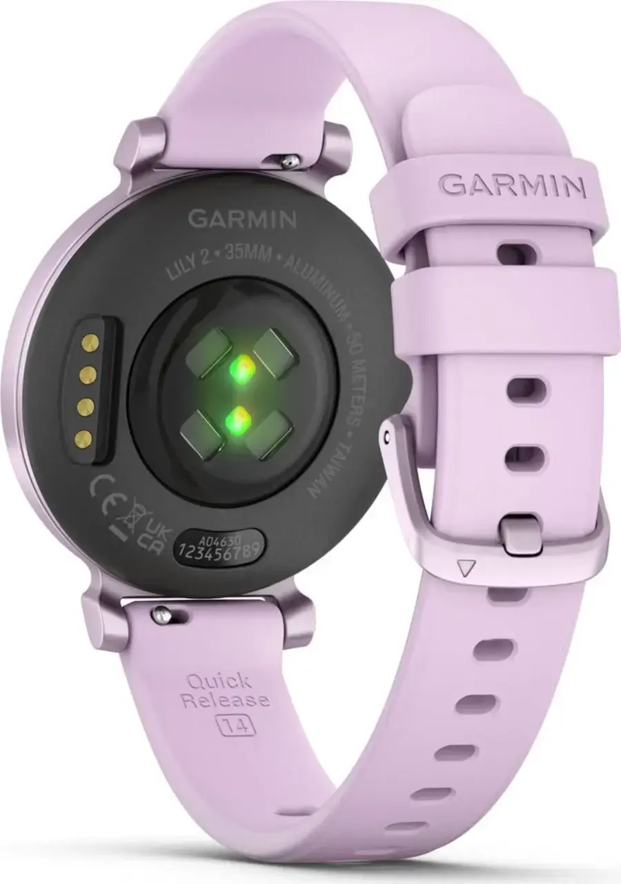 Смарт-годинник Garmin Lily 2 Metallic Lilac with Lilac Silicone Band (010-02839-01)