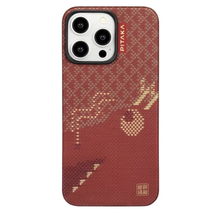 Чохол Pitaka MagEZ Case 5 Weaving+ Chinese New Year Series for iPhone 15 Pro