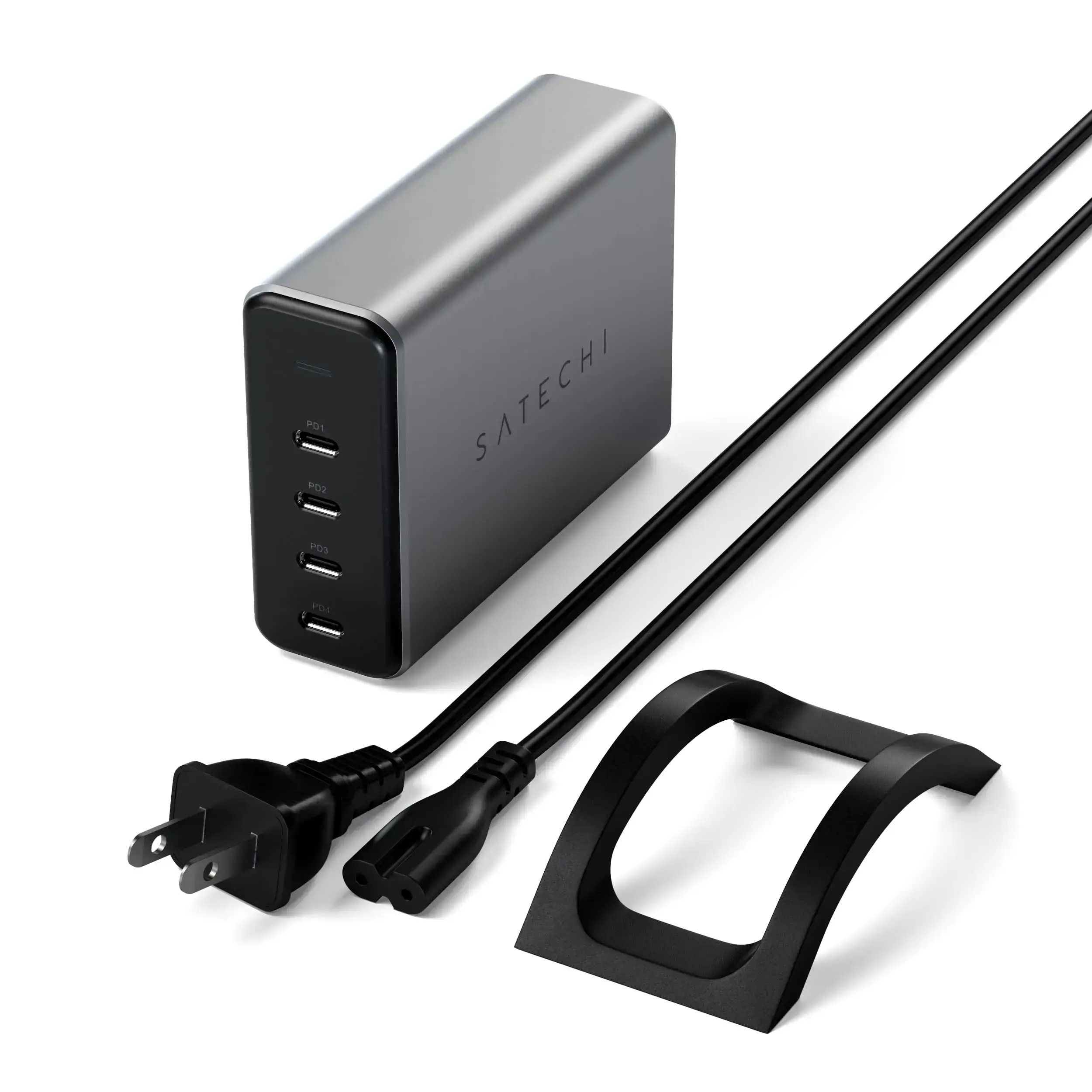 Зарядное устройство Satechi 165W USB-C 4-port PD Gan Charger (ST-UC165GM-US)