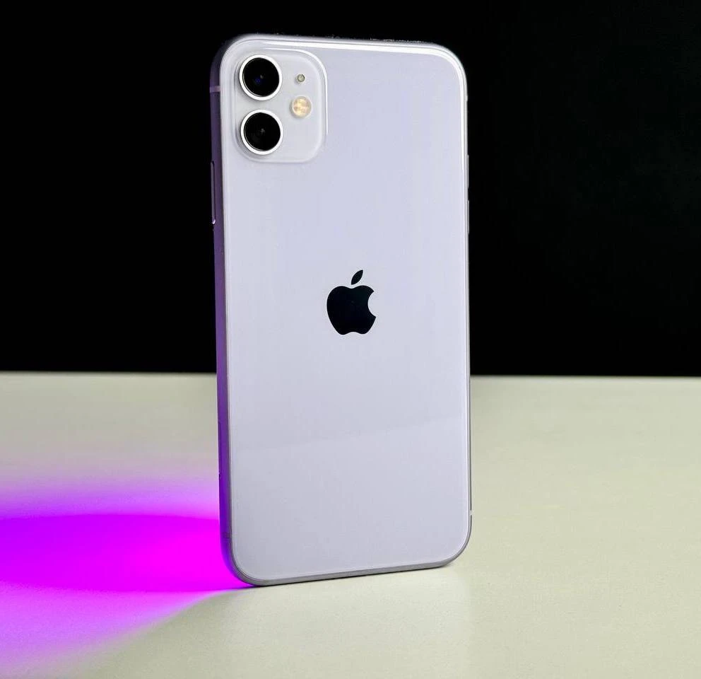 USED Apple iPhone 11 64GB Purple (MHCV3, MHDF3)🔋100%(Состояние - 9/10, Комплект - iPhone | гарантия - 1 мес.)