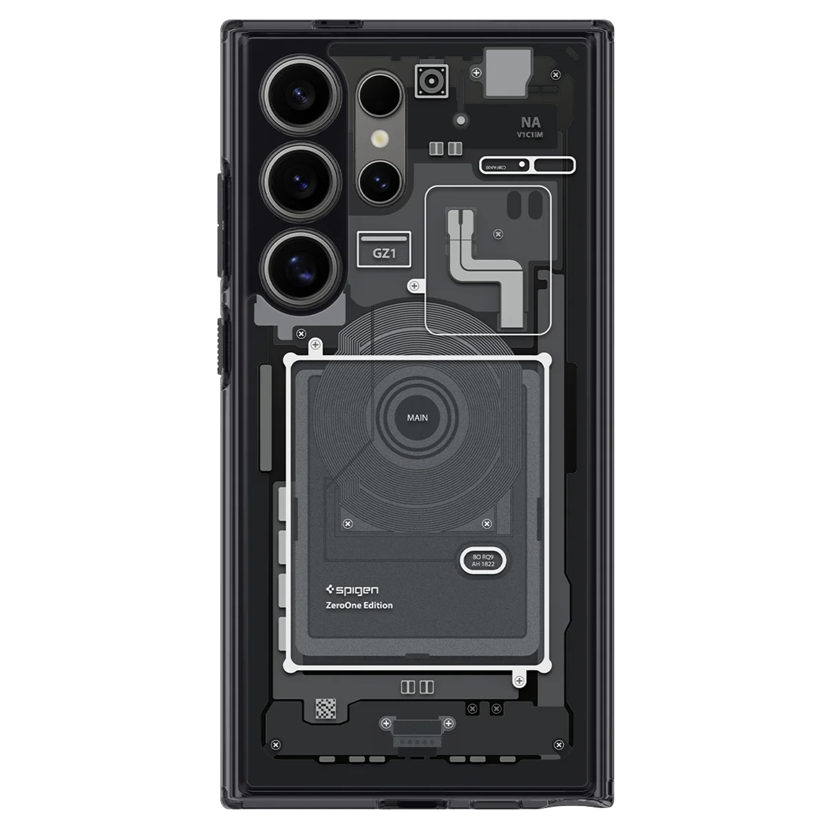 Чохол Spigen Ultra Hybrid Zero One for Samsung Galaxy S24 Ultra - Black (ACS07293)