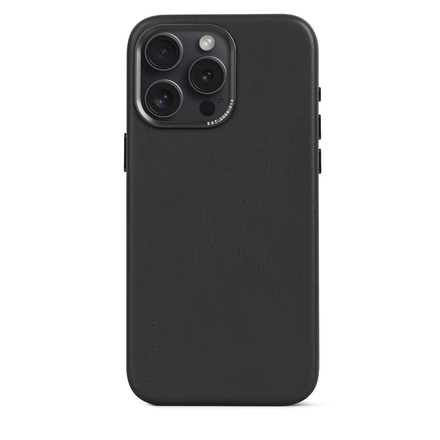 Чехол DECODED Leather Back Cover for iPhone 15 Pro Max - Black (D24IPO15PMBC1BK)
