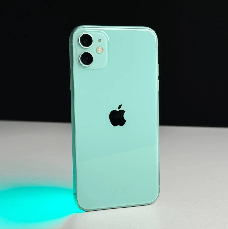 USED Apple iPhone 11 128GB Green (MHD33, MHDN3)🔋100%(Состояние - 9/10, Комплект - iPhone | гарантия - 1 мес.)