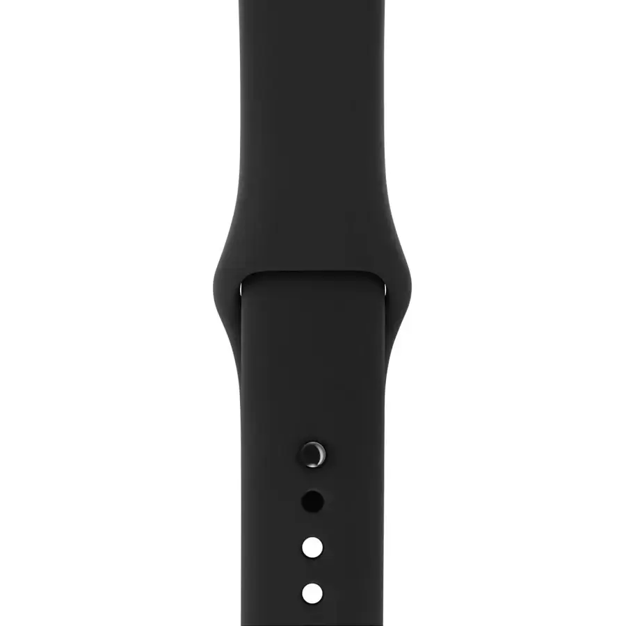 Apple Watch Hermès Series 9 GPS + Cellular 45mm Space Black Stainless Steel Case with M/L Hermès Black Sport Band (MRQQ3)