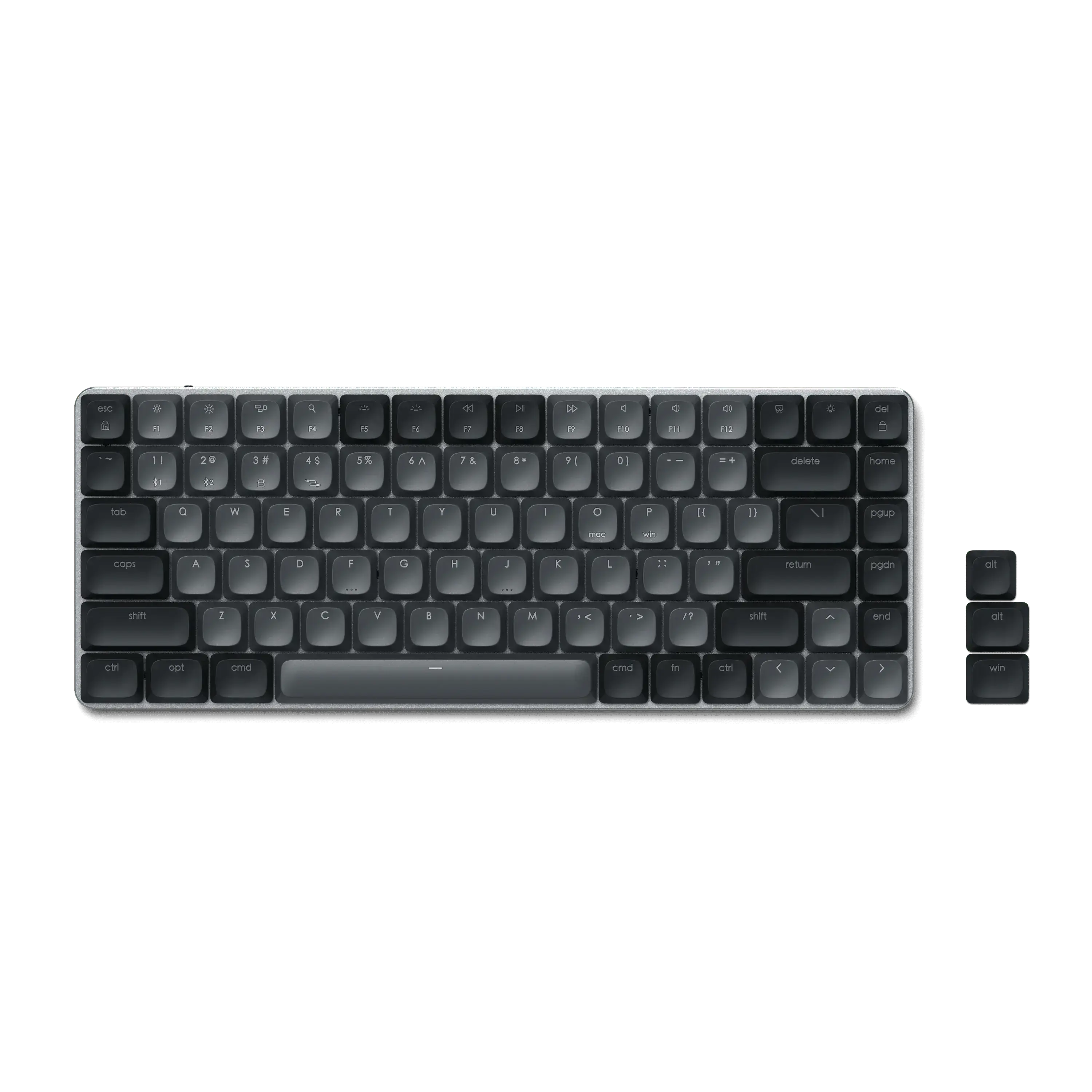 Бездротова клавіатура з підсвіткою Satechi SM1 Slim Mechanical Backlit Bluetooth Keyboard - Dark (ST-KSM1DK-EN)