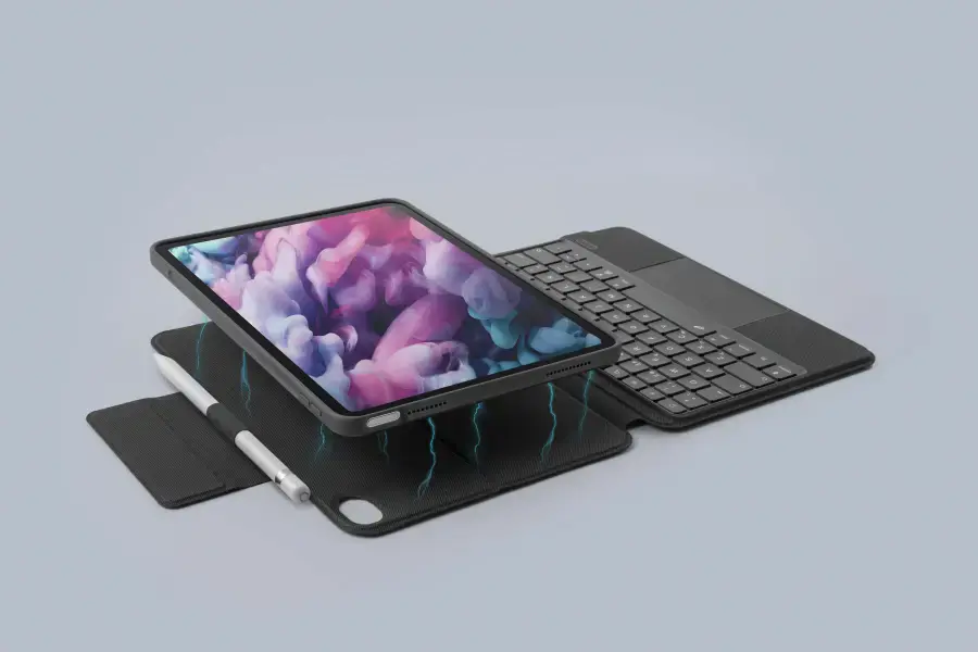 Чехол-клавиатура LAUT TYPEFOLIO 2.0 Keyboard Case для iPad 10.9" (2022) - English (L_IPD22_TY2_BK)