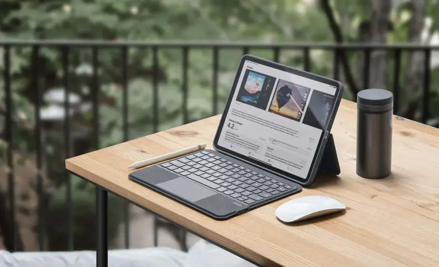 Чехол-клавиатура LAUT TYPEFOLIO 2.0 Keyboard Case для iPad 10.9" (2022) - English (L_IPD22_TY2_BK)