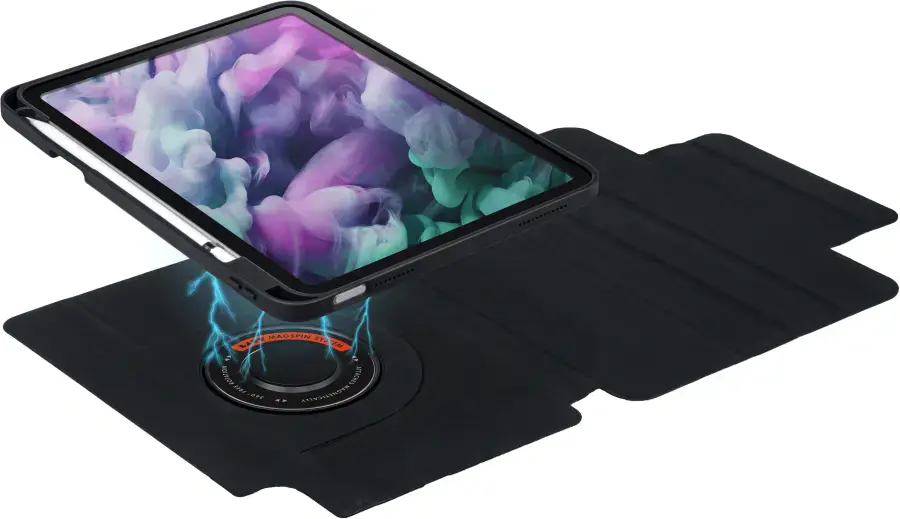 Чохол-книжка LAUT PRESTIGE FOLIO MG для iPad Air 13" та Pencil - Black (L_IPA24L_PRM_BK)