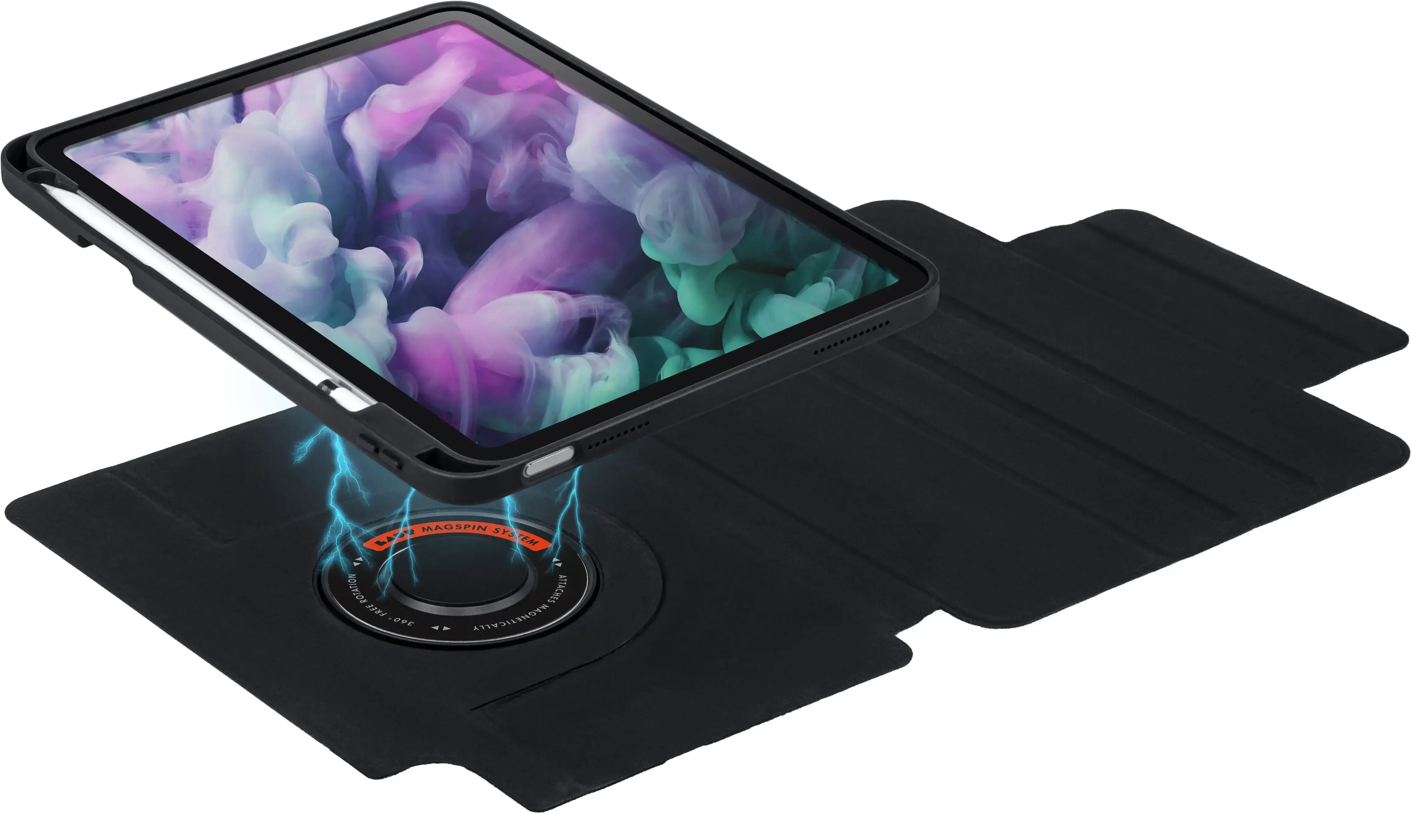 Чохол-книжка LAUT PRESTIGE FOLIO MG для iPad Pro 11" [2024] та Pencil - Black (L_IPP24S_PRM_BK)