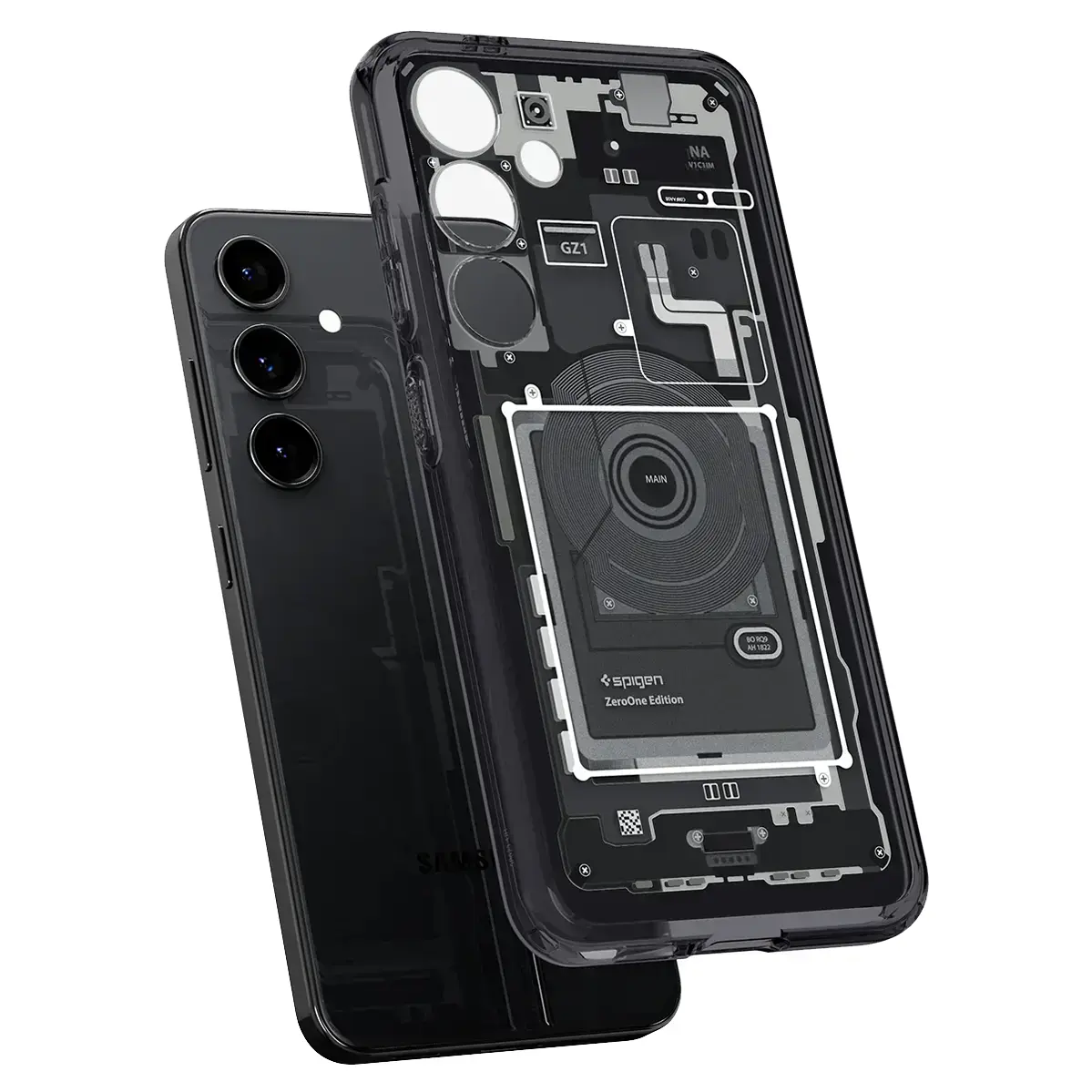 Чохол Spigen Ultra Hybrid Zero One for Samsung Galaxy S24 - Black (ACS07350)