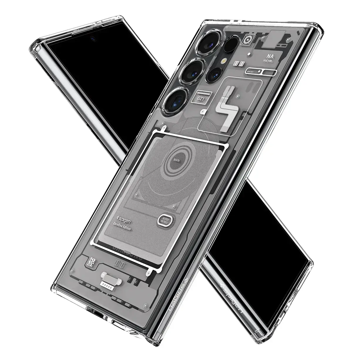 Чехол Spigen Ultra Hybrid Zero One for Samsung Galaxy S24 Ultra - White (ACS07294)