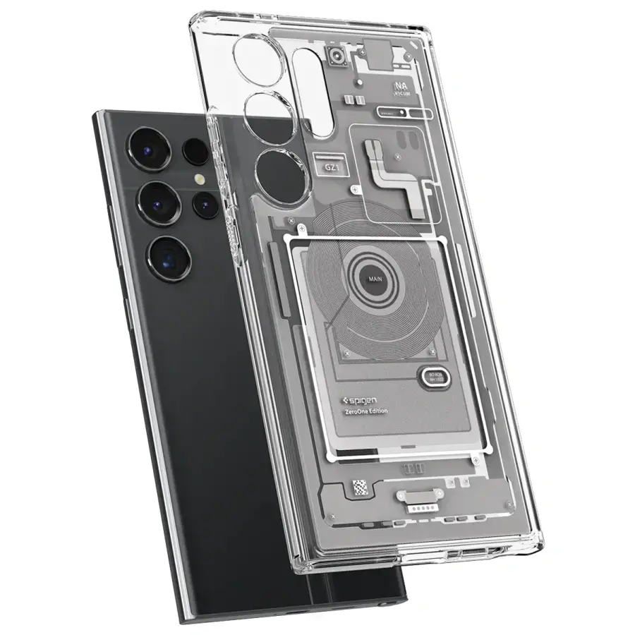 Чохол Spigen Ultra Hybrid Zero One for Samsung Galaxy S24 Ultra - White (ACS07294)