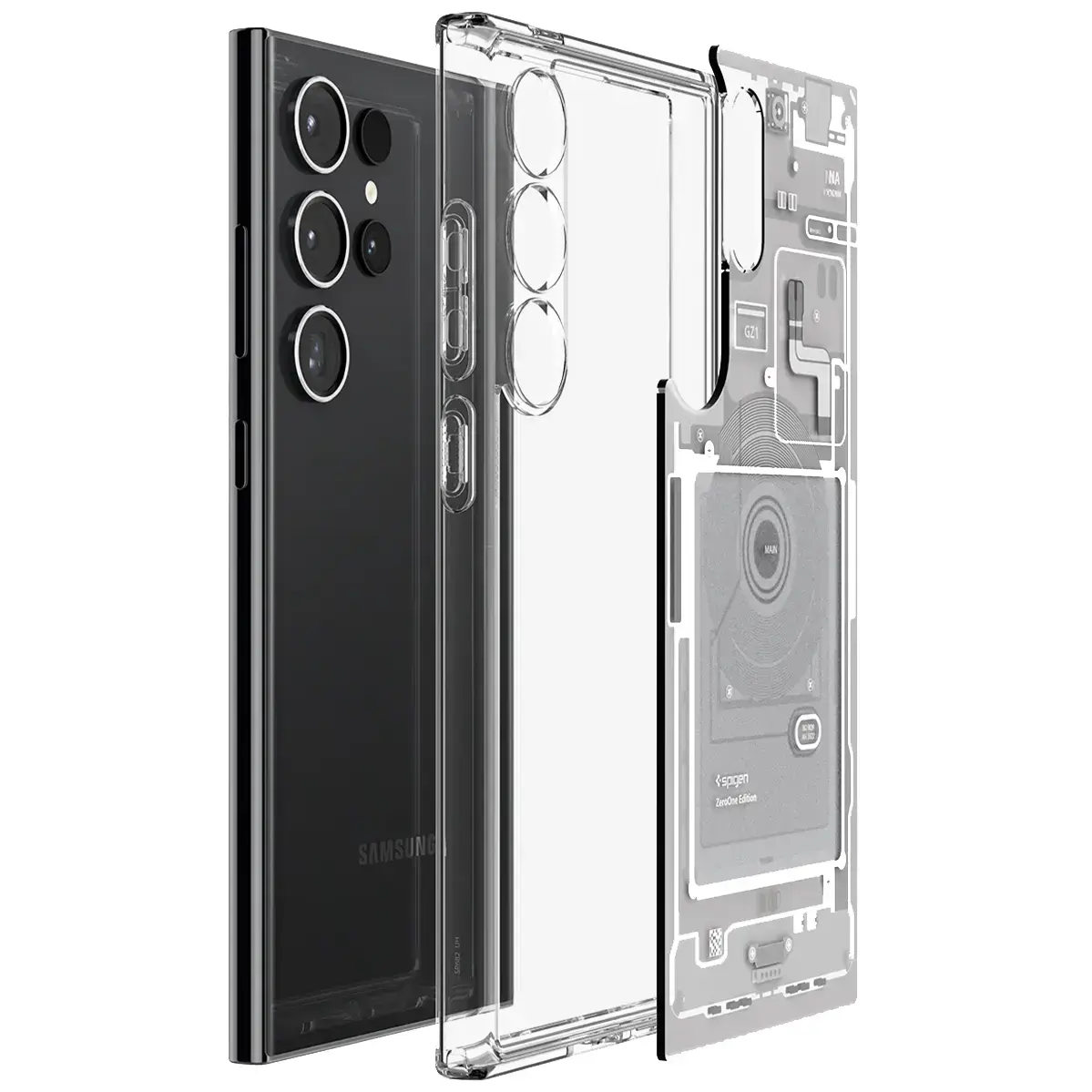 Чехол Spigen Ultra Hybrid Zero One for Samsung Galaxy S24 Ultra - White (ACS07294)