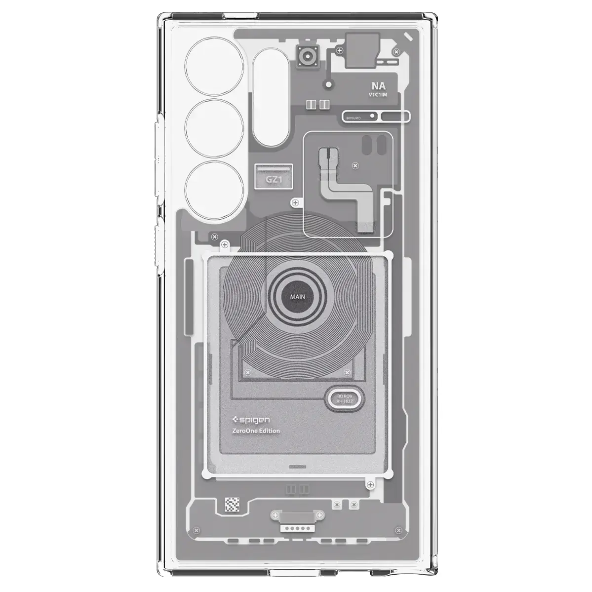 Чехол Spigen Ultra Hybrid Zero One for Samsung Galaxy S24 Ultra - White (ACS07294)