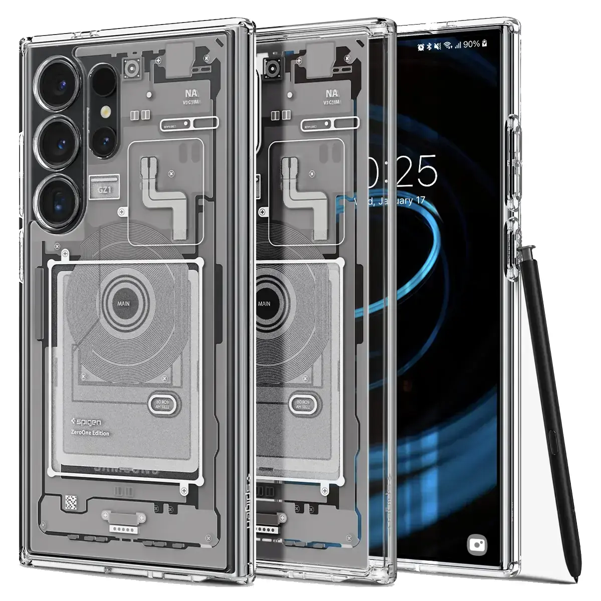 Чехол Spigen Ultra Hybrid Zero One for Samsung Galaxy S24 Ultra - White (ACS07294)