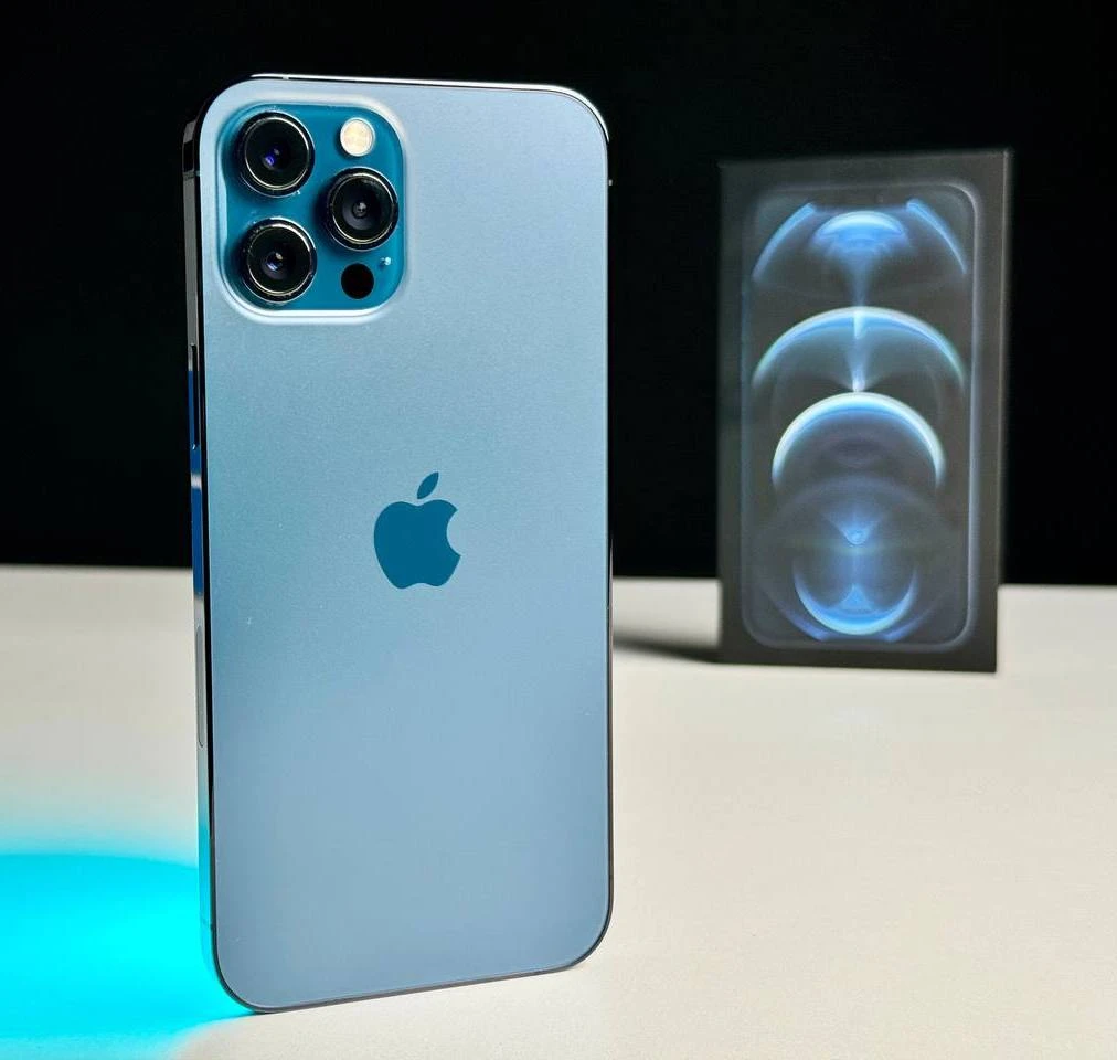 USED Apple iPhone 12 Pro Max 256GB Pacific Blue (MGCN3, MGDF3)🔋100%(Стан - 9/10, Комплект - Повний | гарантія - 1 міс.)