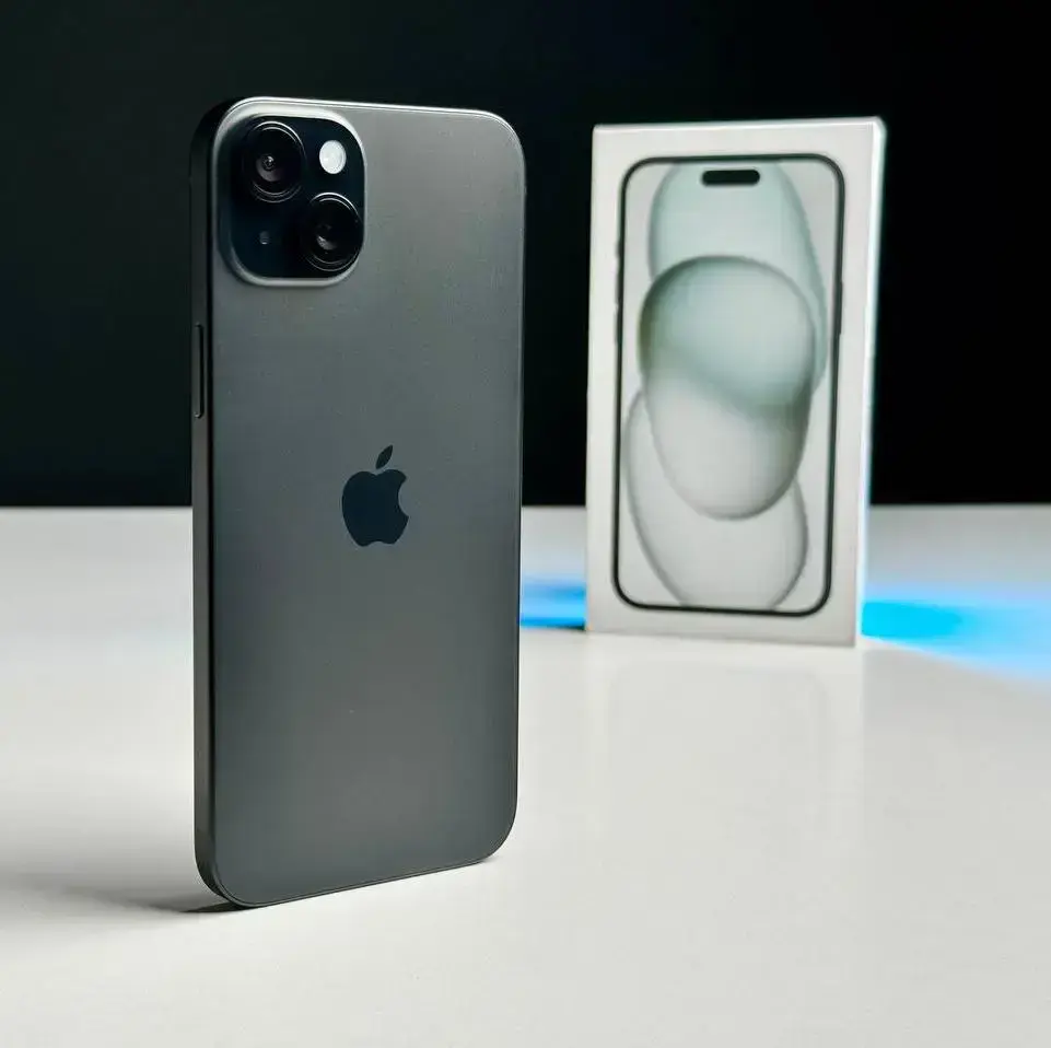 NEW OPEN BOX Apple iPhone 15 Plus 512GB Black (MU1H3)🔋100%(Состояние - 10/10, Комплект - Полный | гарантия - 12 мес.)