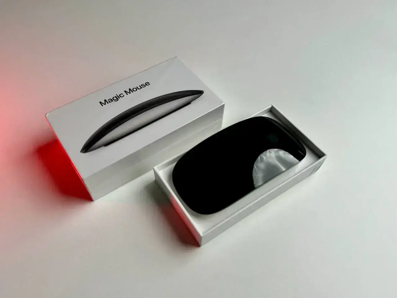 OPEN BOX Apple Magic Mouse 2022 - Black Multi-Touch Surface (MMMQ3)