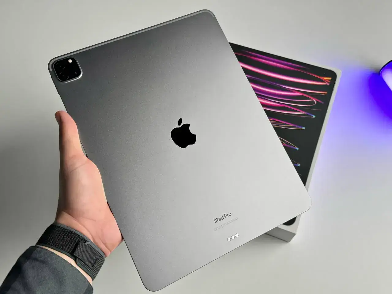OPEN BOX iPad Pro 12.9" 2022 Wi-Fi 128GB Space Gray (MNXP3)🔋100% (Состояние - 10/10, комплект - полное, гарантия - 6 мес.)