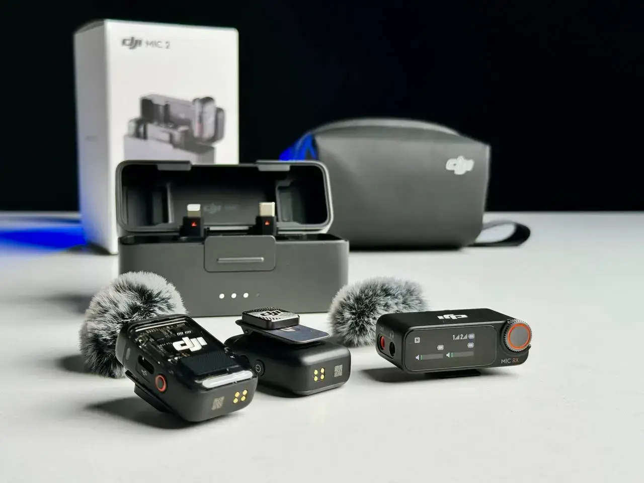 OPEN BOX Микрофонная радиосистема DJI Mic 2 [2 TX + 1 RX + Charging Case] (CP.RN.00000325.01) - РАСПЕЧАТАННАЯ ДЛЯ ОБЗОРА НА YOUTUBE