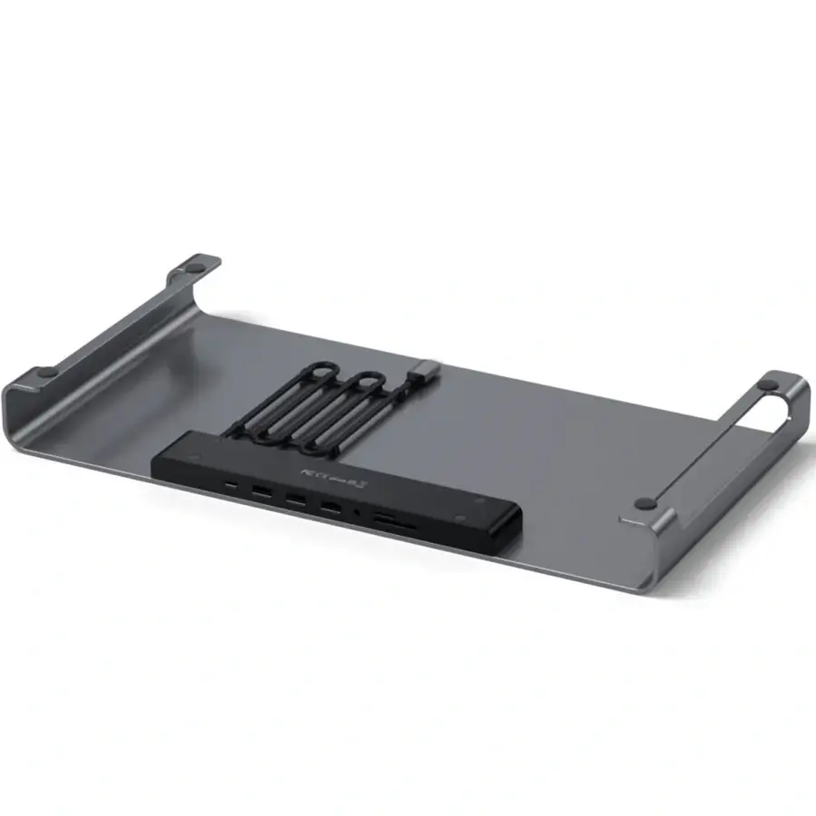 Підставка для iMac чи монітора‌ Satechi Aluminum USB-C Monitor Stand Hub XL - Space Gray (ST-UCSHXLM)
