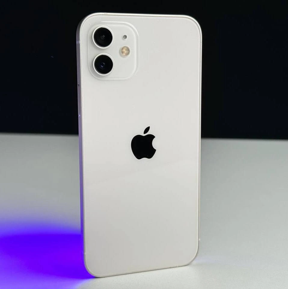 Б/у Apple iPhone 12 128GB White (MGHD3, MGJC3)🔋100%(Состояние - 8.5/10, Комплект - iPhone | гарантия - 1 мес.)