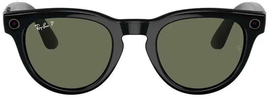 Смарт-окуляри Ray-Ban | Meta Headliner Large - Shiny Black / G-15 Green (RW4009F 601/71 51-23)