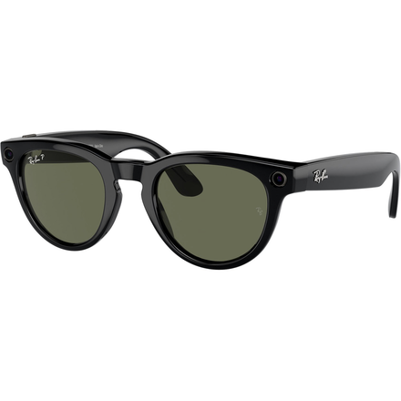 Смарт-окуляри Ray-Ban | Meta Headliner Large - Shiny Black / G-15 Green (RW4009F 601/71 51-23)