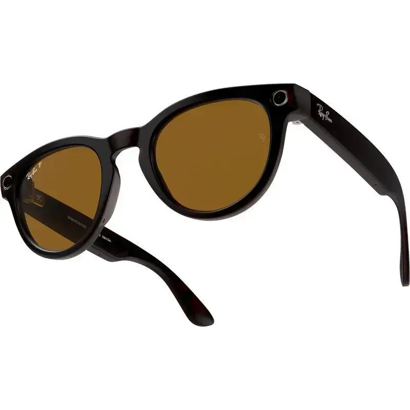 Смарт-очки Ray-Ban | Meta Headliner Standard - Matte Rebel Black / Brown (RW4009 675483 50-23)