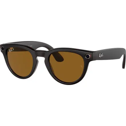 Смарт-очки Ray-Ban | Meta Headliner Standard - Matte Rebel Black / Brown (RW4009 675483 50-23)