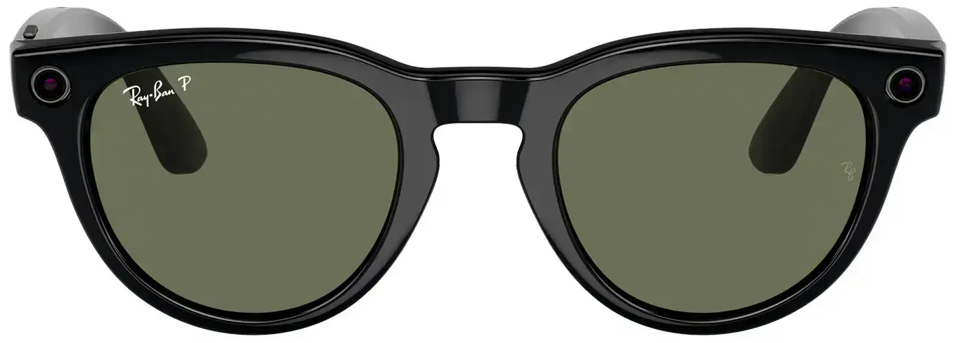 Смарт-окуляри Ray-Ban | Meta Headliner Standard - Shiny Black / G-15 Green (RW4009 601/9A 50-23)
