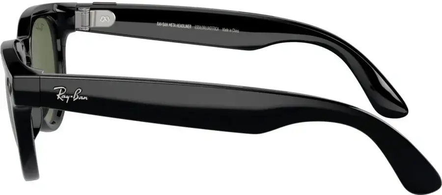 Смарт-окуляри Ray-Ban | Meta Headliner Standard - Shiny Black / G-15 Green (RW4009 601/9A 50-23)