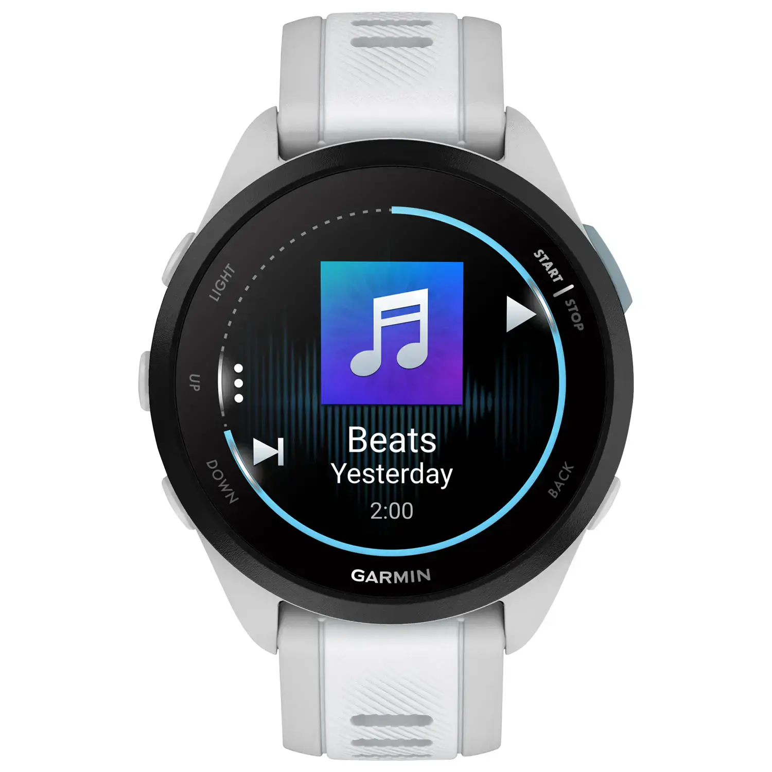 Спортивний годинник Garmin Forerunner 165 Music - Mist Gray/Whitestone (010-02863-31)