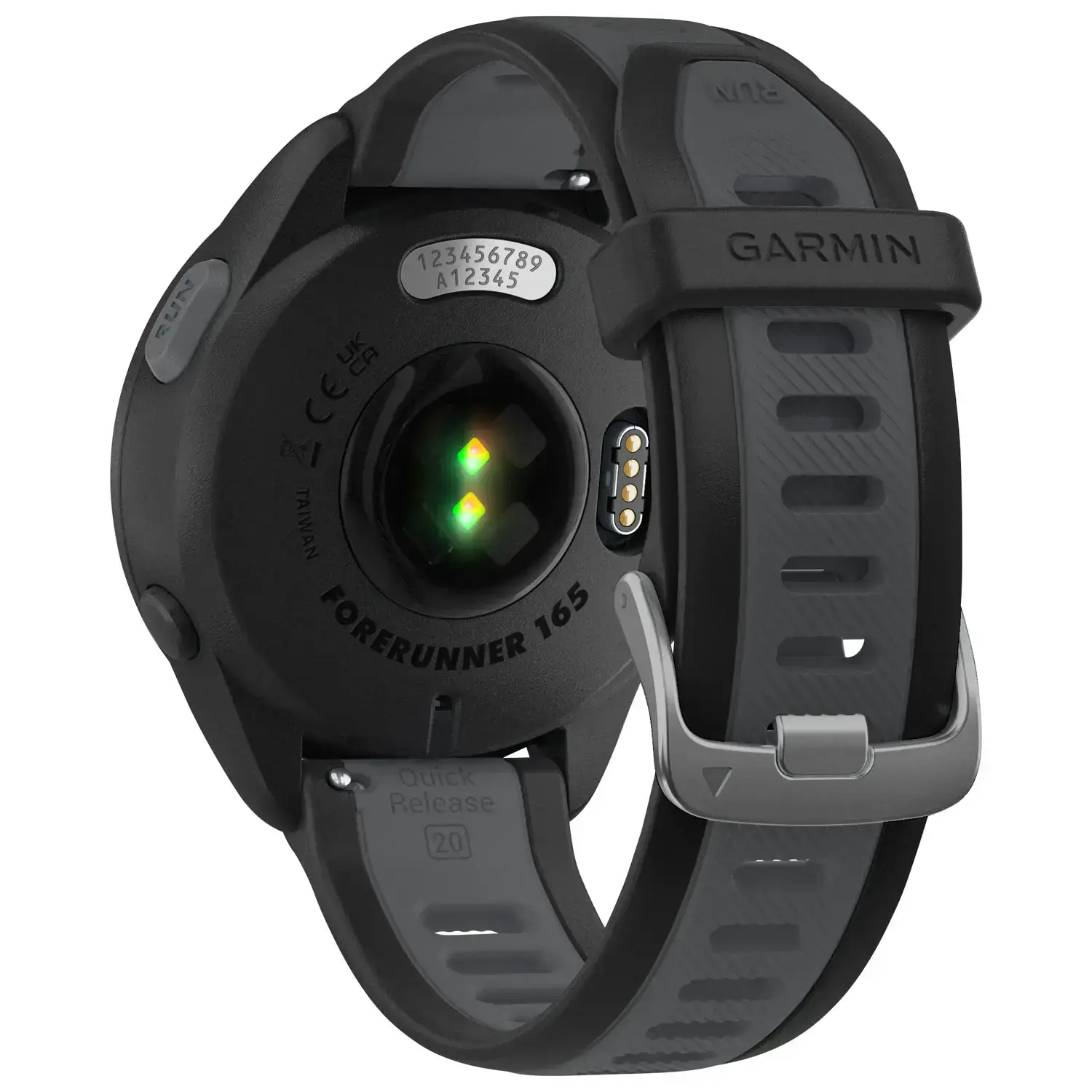 Спортивний годинник Garmin Forerunner 165 - Black/Slate Gray (010-02863-20)