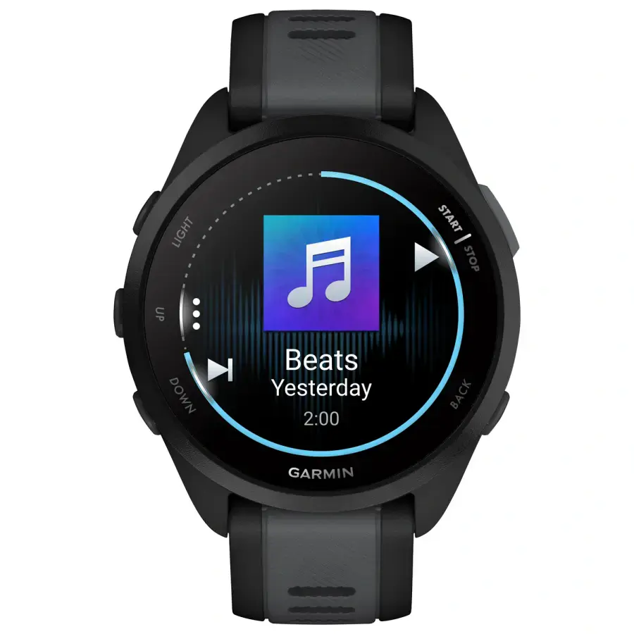Спортивний годинник Garmin Forerunner 165 Music - Black/Slate Gray (010-02863-30)