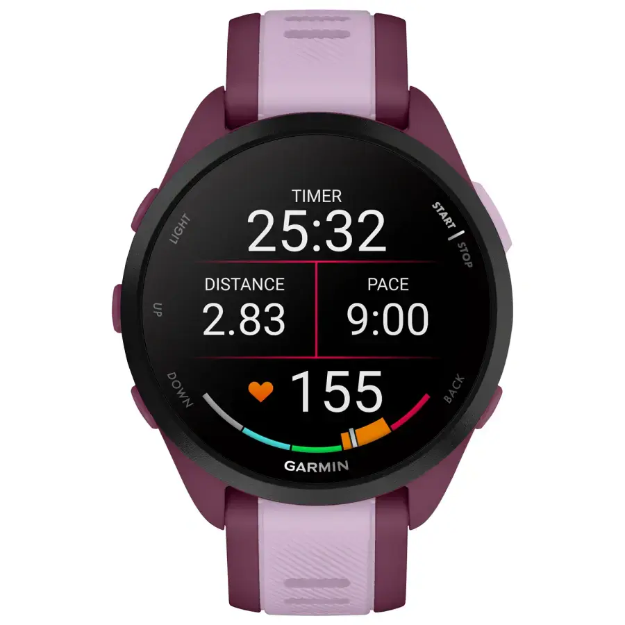 Спортивний годинник Garmin Forerunner 165 Music - Mist Berry/Lilac (010-02863-33)