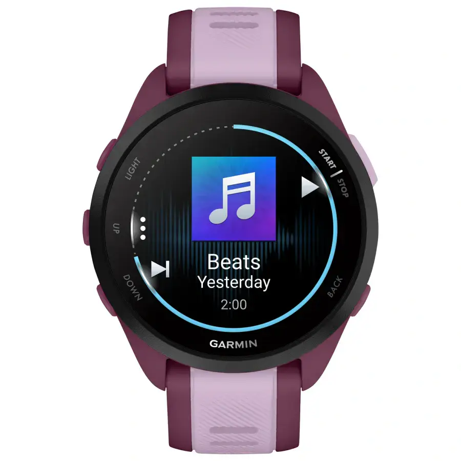 Спортивний годинник Garmin Forerunner 165 Music - Mist Berry/Lilac (010-02863-33)