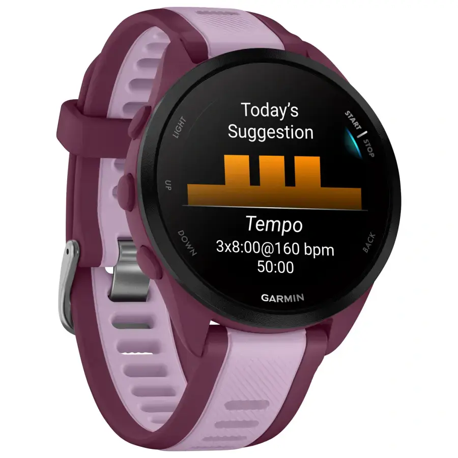 Спортивний годинник Garmin Forerunner 165 Music - Mist Berry/Lilac (010-02863-33)