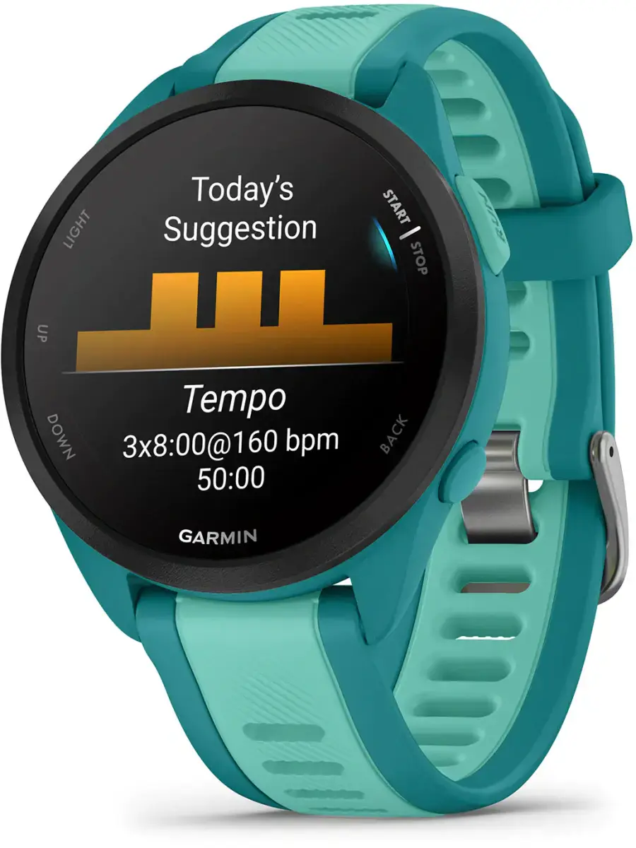 Спортивний годинник Garmin Forerunner 165 Music - Turquoise/Aqua (010-02863-32)