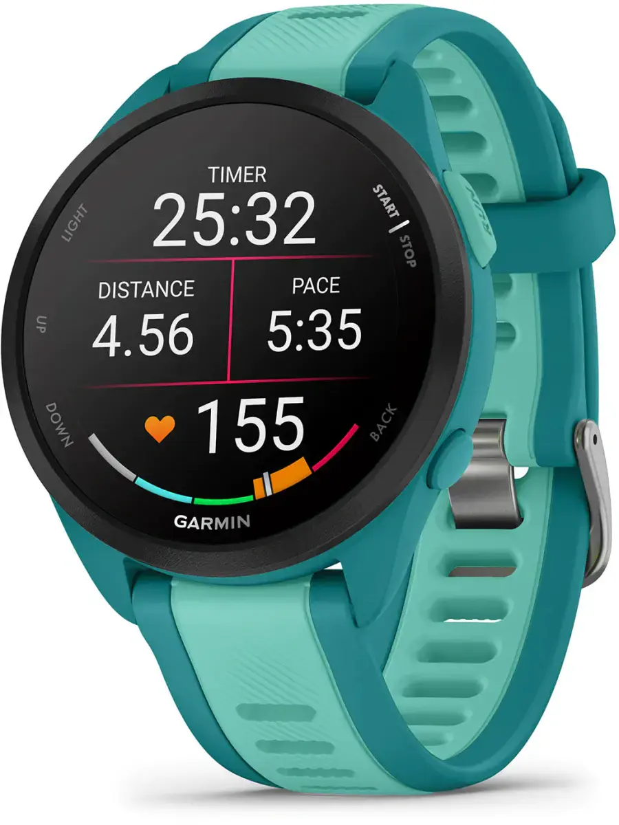 Спортивний годинник Garmin Forerunner 165 Music - Turquoise/Aqua (010-02863-32)