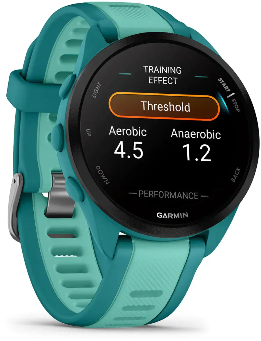 Спортивний годинник Garmin Forerunner 165 Music - Turquoise/Aqua (010-02863-32)