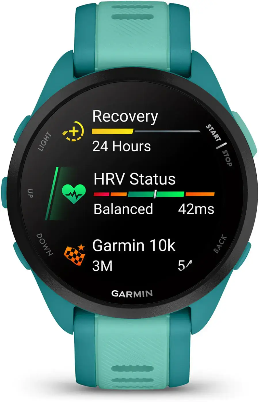 Спортивний годинник Garmin Forerunner 165 Music - Turquoise/Aqua (010-02863-32)