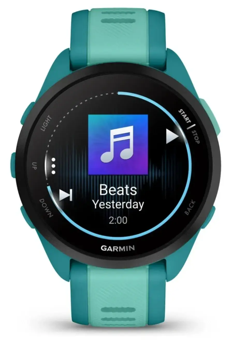 Спортивний годинник Garmin Forerunner 165 Music - Turquoise/Aqua (010-02863-32)